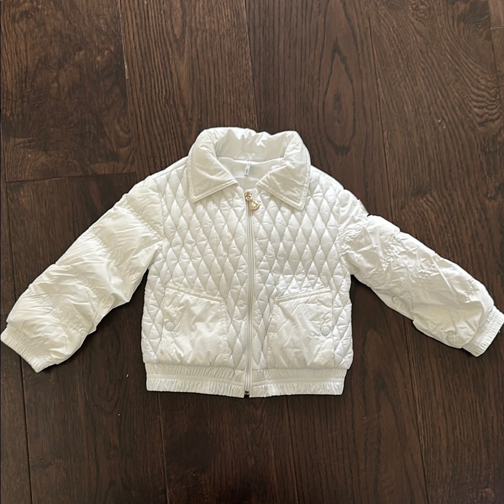 Moncler White Kids Puffer Jacket